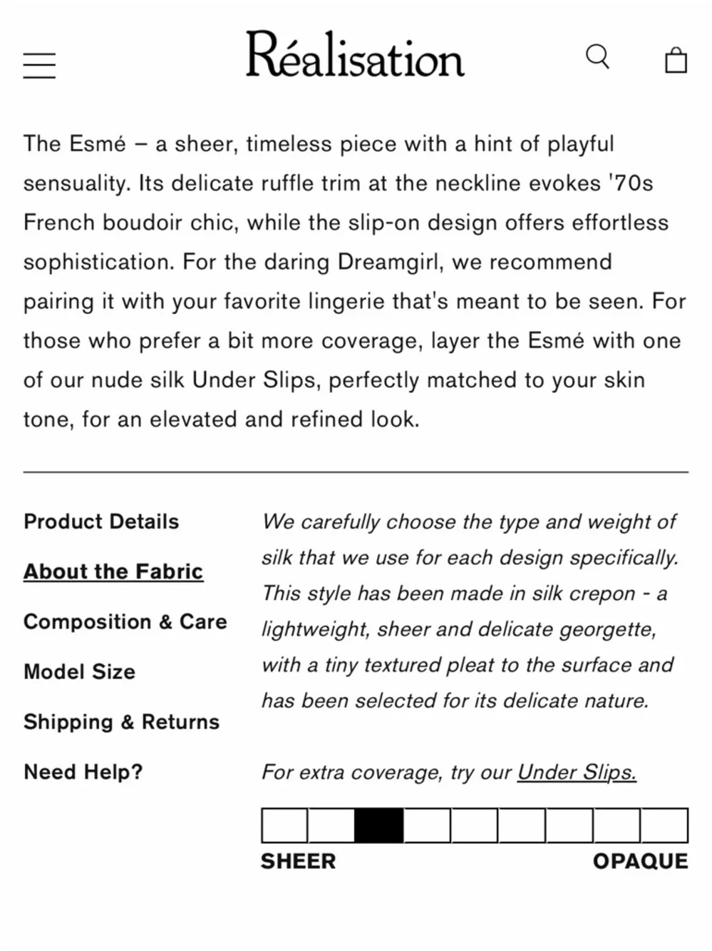 Réalisation Par Esme dress in Rouge Spot size XS - Picture 8 of 8